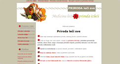 Desktop Screenshot of priroda-leci-sve.receptizapizzu.com